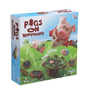 Jogo de tabuleiro PlayMonster Pigs on Trampolines Family 6+ Years