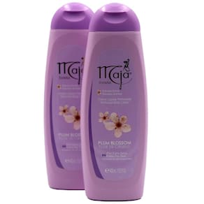 Loção corporal Maja Plum Blossom com óleo de amêndoa e vitamina E 400mL