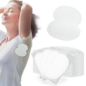 Almofadas de suor axilares WIBOND Large, 50 unidades para mulheres e homens