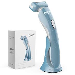 Aparador de biquíni feminino elétrico Razor brori, úmido/seco, recarregável