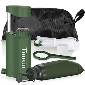 Bomba de filtro de água Tmain Outdoor Portable Water Filtration