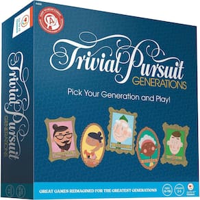 Jogo de tabuleiro Joy for All Trivial Pursuit Generations Seniors