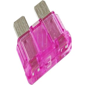 Pacote com 25 unidades Fuse Blue Sea Systems 5237100 3A ATO/ATC