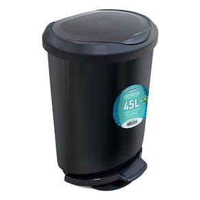 Lixeira De Piso Square Pedal Plastico 20l 42x32x22cm - Cinza