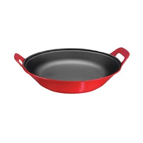 Panela Mineira Risoto Vermelha de Ferro Fundido 32cm 2,5L