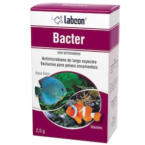 Bacter Labcon Bactericida para aquário Tratamento de bactérias para peixes ornamentais