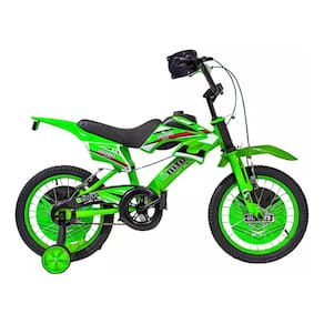 Bicicleta Moto Cross Infantil aro 16 Verde Unitoys