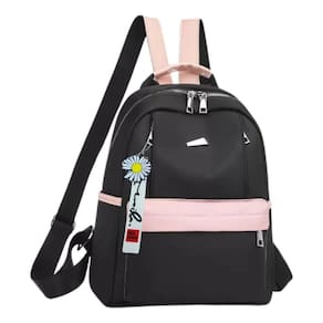 Mochila Bolsa casual Feminina Mulher Escolar Faculdade Passeio com o Chaveiro