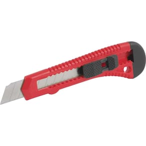 Estilete Largo Lâmina De 18mm Segmentado Nove54 Vermelho