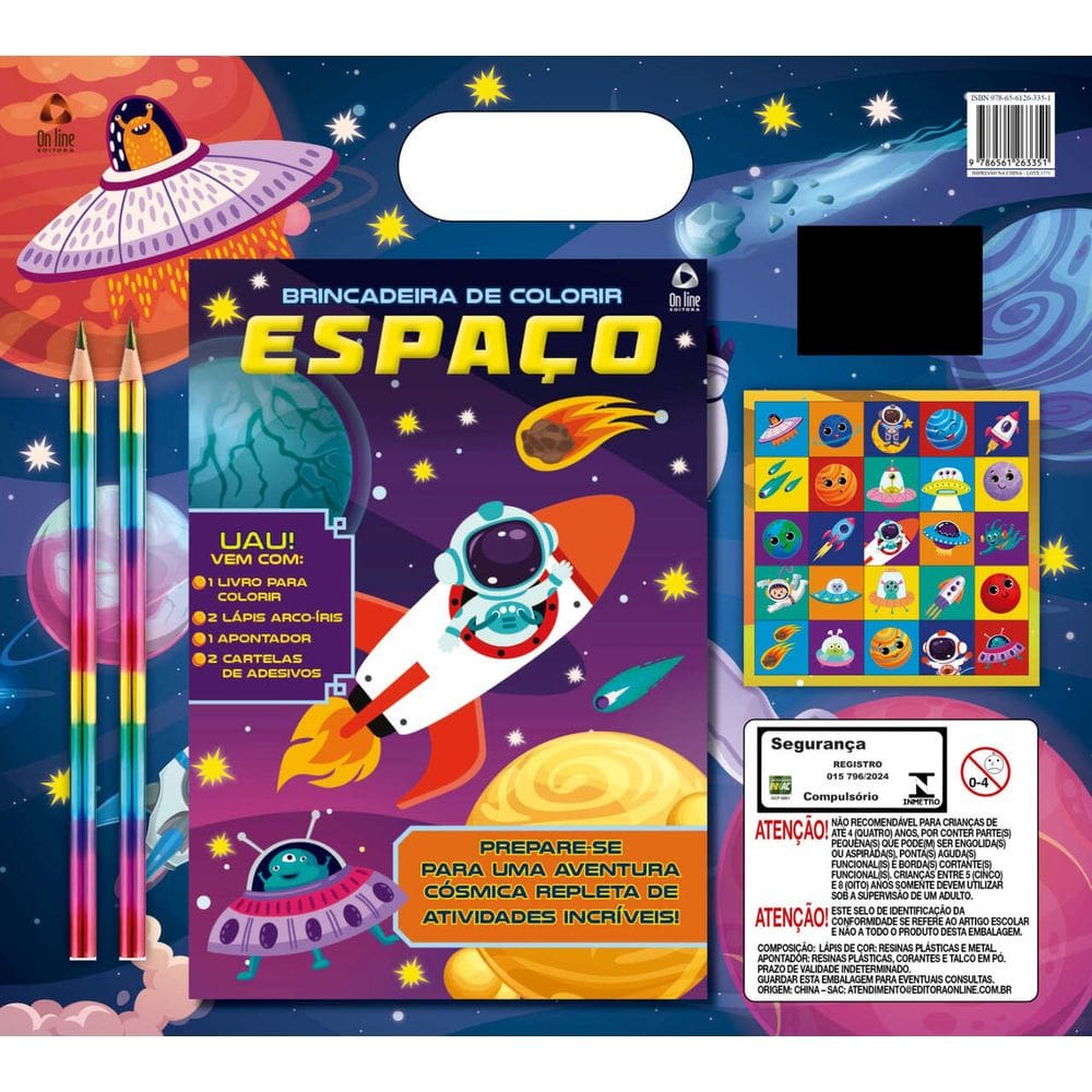 Brincadeira de Colorir - Espaço