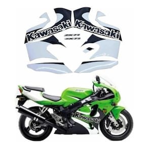 Kit Faixa Emblema Adesivo Kawasaki Ninja Zx7R 2001 Zx 7R