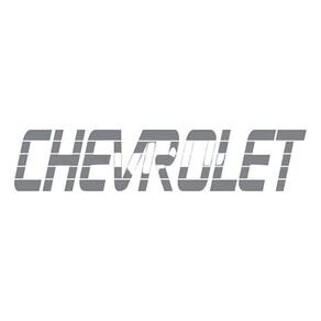 Adesivo Chevrolet D20 Tampa Traseira Cinza D2007 Fk