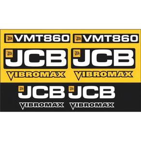 Faixas Adesiva Rolo Vibromax Compatível Com Jcb Vmt 860 Cor