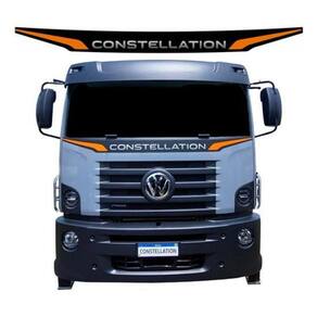 Faixa Adesiva Constellation Caminhão 2023 Volkswagen Laranja