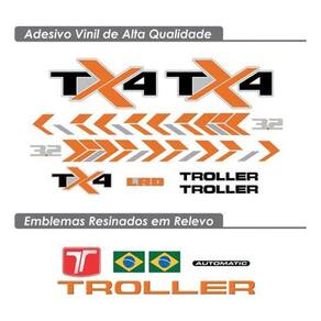 Kit De Adesivos Troller Tx4 2020/2021 Padrão De Fábrica Tx4L