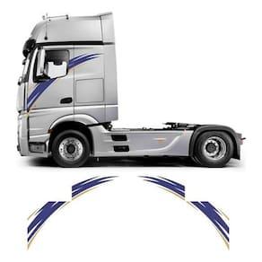 Adesivos Faixas Lateral Personalizada Caminhões Cm49