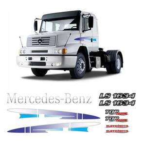 Jogo Faixas Emblema Mercedes Benz Ls 1634 19992004 Tapa Sol