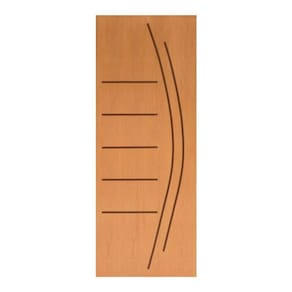 Folha de Porta Madeira Sarrafeada Curupixa Natural 210x82x3,5cm VR-120