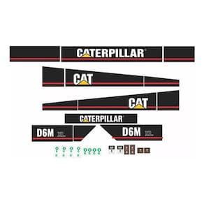 Kit Adesivos Compatível Com Trator Esteira D6M Xl