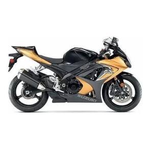 Kit Adesivos Gsxr 750 2011 Dourada E Preta 75009Pd