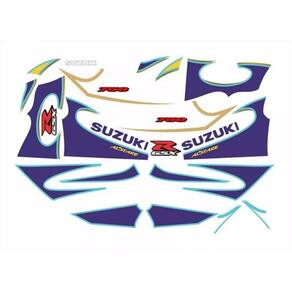 Kit Adesivos Decorativos Suzuki Gsxr 750 2000 Alstare Moto
