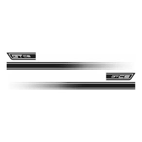 Kit Par Adesivo Faixas Laterais Ford Mustang Gt Cs 2011 Gt01