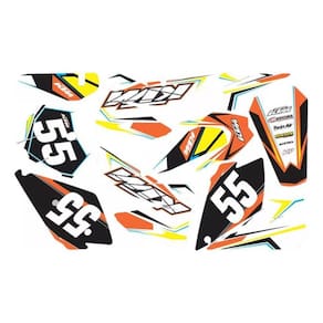 Kit Adesivos Moto Cross Trilha Ktm Exc 2005