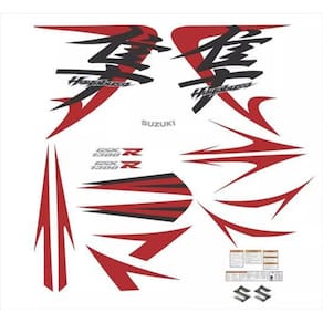 Kit Adesivos Suzuki Hayabusa Gsx 1300R 2008 Laranja