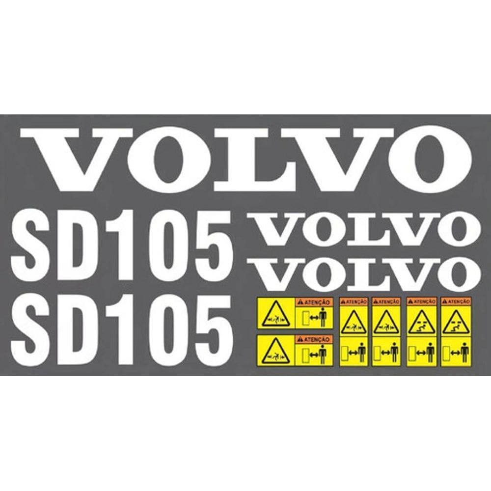 Kit Adesivos Volvo Sd105