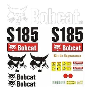 Kit Adesivos Completo Bobcat S185 Para Tratores