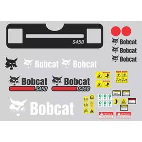 Kit Adesivos Completo Bobcat S450 Para Tratores
