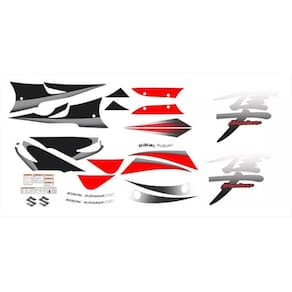 Kit Completo Adesivos Hayabusa Gsx 1300R 2005 Vermelhapreta