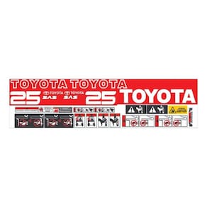 Kit Adesivos Toyota 25 Sas Para Empilhadeira