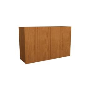 Armário Aéreo p/ Cozinha Denver PH 3105 c/ 2 Portas Ripadas 120cm Freijo Rocks - Herval