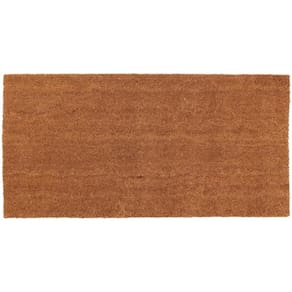Tapete Fibra De Coco 120x60cm Retangular Natural