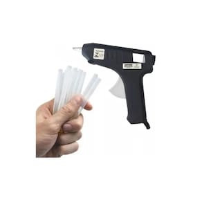 Kit Aplicador De Cola Quente Bivolt 40w + 10 Bastões De Cola