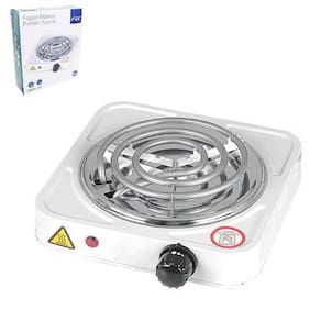 Fogao Eletrico Portatil Espiral Uma Boca 127v Branco Fix