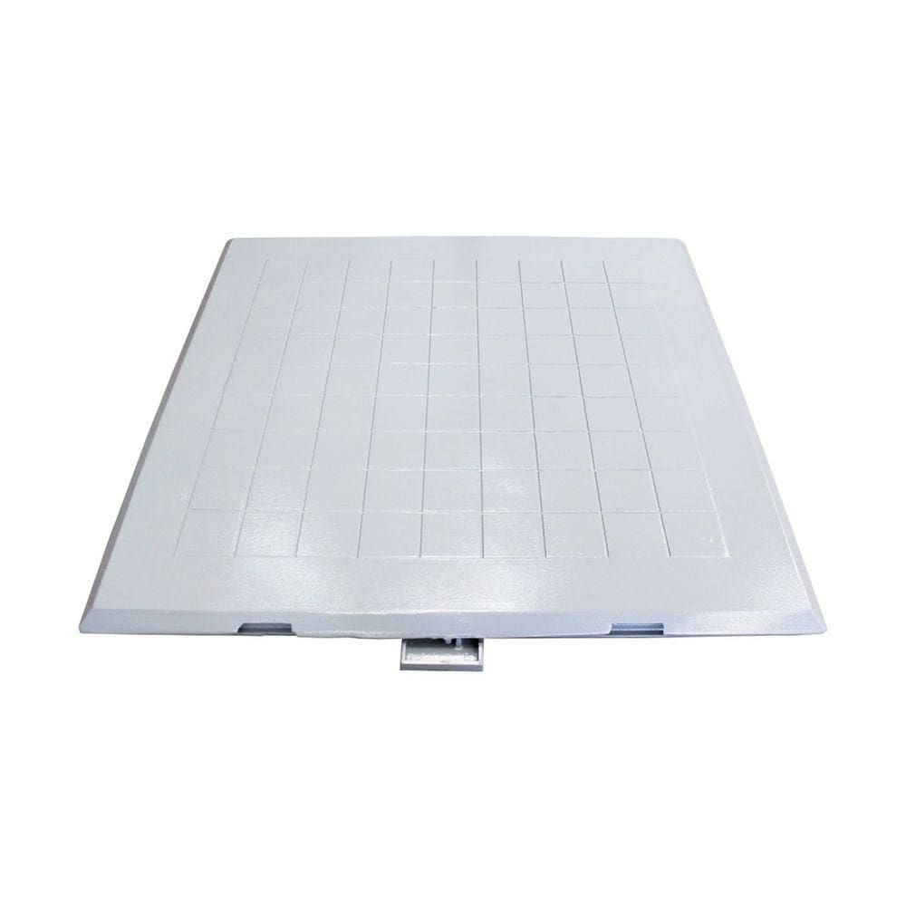 Tampa Casa De Máquina Articulada Porta Cadeado 70x70cm B2