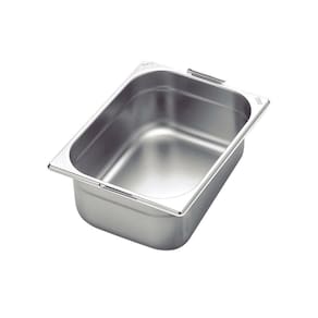 Cuba Tramontina Gn 1-2 Aço Inox Alças Móveis Profundidade 180mm - Aço 430 Tramontina