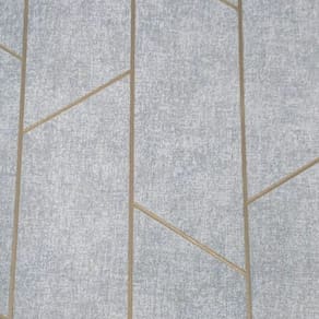 Papel De Parede Santorini Geométrico Cinza Sn64