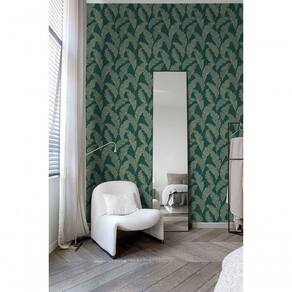 Papel De Parede Maison Folhagem Verde A62202