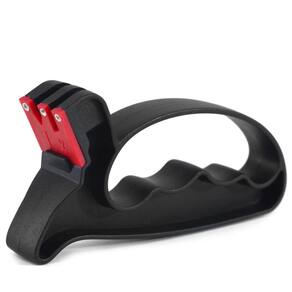 Afiador Amolador de Faca 13cm Preto - Tudo em Caixa