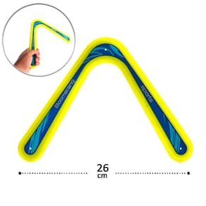 Boomerang Infantil de Silicone 26cm Verde - Tudo em Caixa