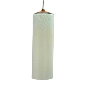 Lustre Pendente Anne Rigato Leitoso E27 Bivolt Taschibra