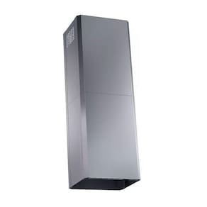 Duto Especial De Inox Para Coifa De Ilha - Altura 1,4 A 1,6m Inox