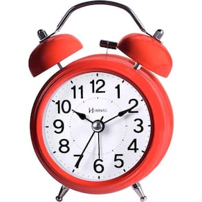 Relógio Despertador Herweg Quartz Vermelho 270044 Único