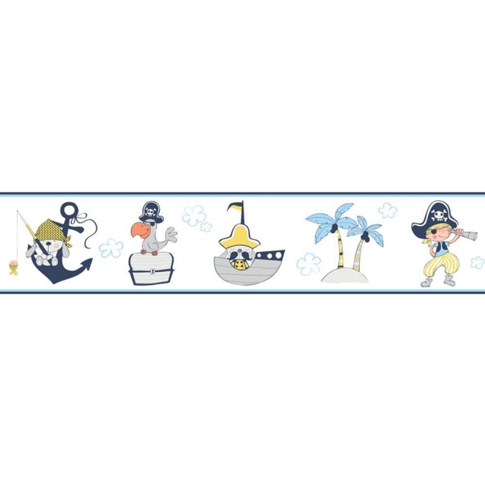 Faixa De Parede Treboli Piratas 5932