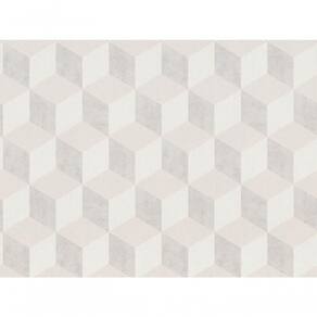 Papel De Parede Inspire Geométrico 3d Bege E Creme 220363