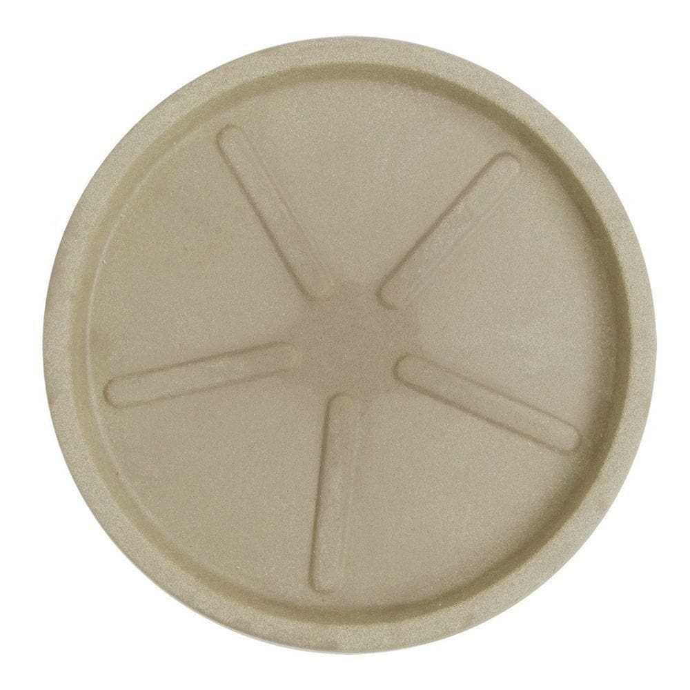Prato De Vaso Redondo 40 X 3 Cm Cor 05 - Antique Camurça