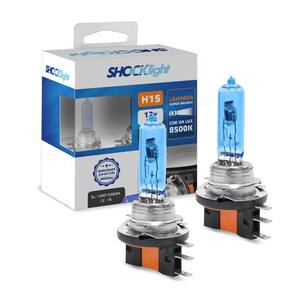 Kit Lâmpadas Halogena Super Branca H15 15/55w Pgj23t-1 8500k Shocklight